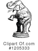 Elephant Clipart #1205333 by Prawny Vintage