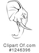 Elephant Clipart #1246396 by AtStockIllustration