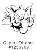 Elephant Clipart #1256969 by AtStockIllustration