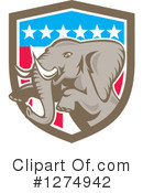 Elephant Clipart #1274942 by patrimonio