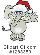 Elephant Clipart #1283359 by Dennis Holmes Designs