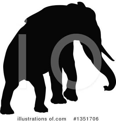 Royalty-Free (RF) Elephant Clipart Illustration by AtStockIllustration - Stock Sample #1351706