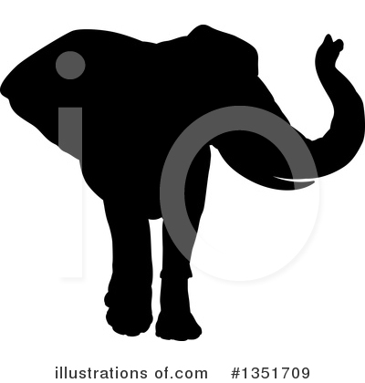 Royalty-Free (RF) Elephant Clipart Illustration by AtStockIllustration - Stock Sample #1351709