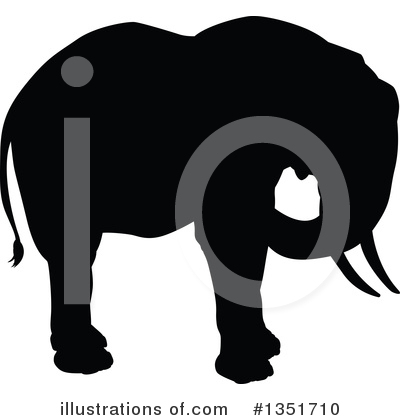 Royalty-Free (RF) Elephant Clipart Illustration by AtStockIllustration - Stock Sample #1351710
