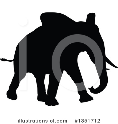 Royalty-Free (RF) Elephant Clipart Illustration by AtStockIllustration - Stock Sample #1351712