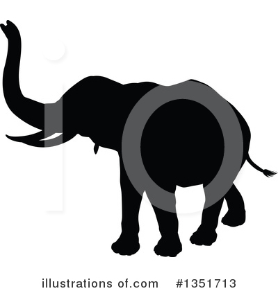 Royalty-Free (RF) Elephant Clipart Illustration by AtStockIllustration - Stock Sample #1351713
