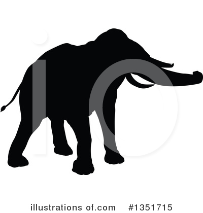 Royalty-Free (RF) Elephant Clipart Illustration by AtStockIllustration - Stock Sample #1351715