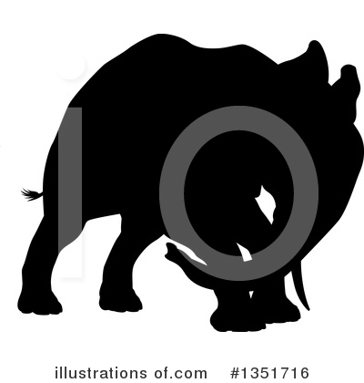 Royalty-Free (RF) Elephant Clipart Illustration by AtStockIllustration - Stock Sample #1351716