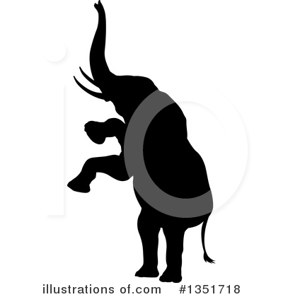 Royalty-Free (RF) Elephant Clipart Illustration by AtStockIllustration - Stock Sample #1351718