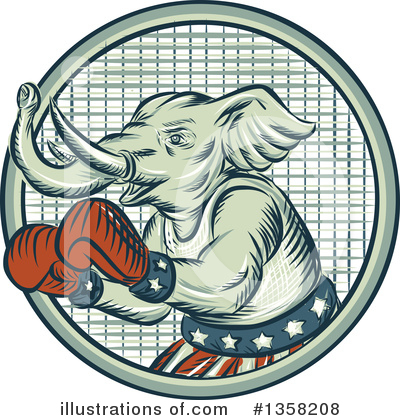 Republican Clipart #1358208 by patrimonio