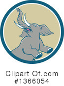 Elephant Clipart #1366054 by patrimonio