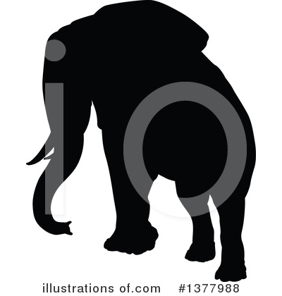 Royalty-Free (RF) Elephant Clipart Illustration by AtStockIllustration - Stock Sample #1377988