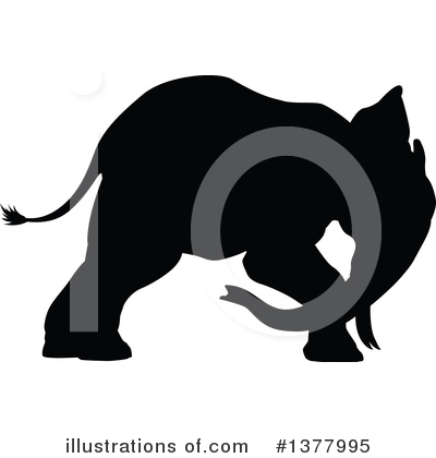 Royalty-Free (RF) Elephant Clipart Illustration by AtStockIllustration - Stock Sample #1377995