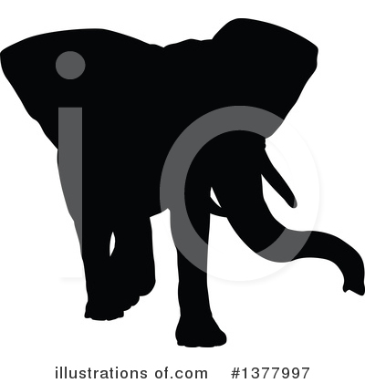 Royalty-Free (RF) Elephant Clipart Illustration by AtStockIllustration - Stock Sample #1377997