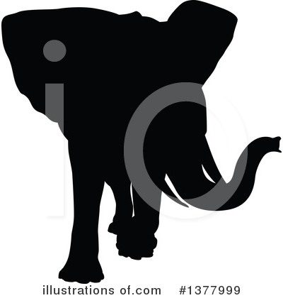 Royalty-Free (RF) Elephant Clipart Illustration by AtStockIllustration - Stock Sample #1377999