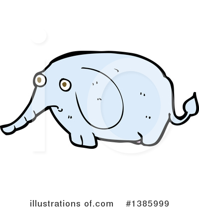 Royalty-Free (RF) Elephant Clipart Illustration by lineartestpilot - Stock Sample #1385999