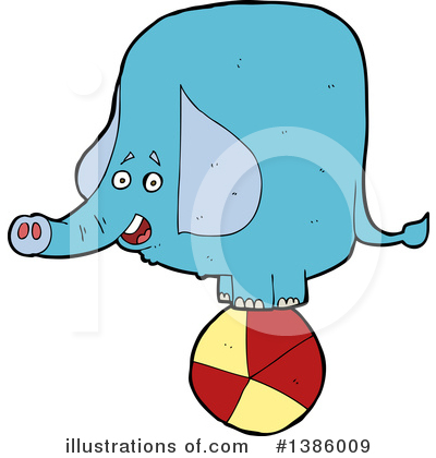 Royalty-Free (RF) Elephant Clipart Illustration by lineartestpilot - Stock Sample #1386009