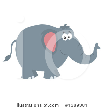 Elephant Clipart #1389381 by Hit Toon