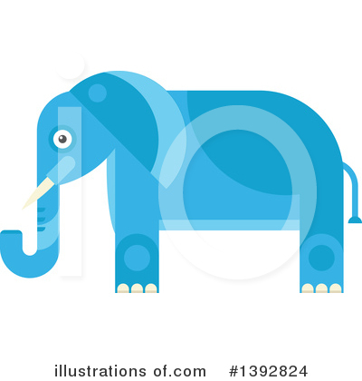 Royalty-Free (RF) Elephant Clipart Illustration by Vector Tradition SM - Stock Sample #1392824