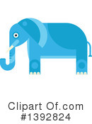 Elephant Clipart #1392824 by Vector Tradition SM