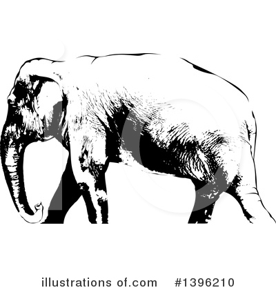 Royalty-Free (RF) Elephant Clipart Illustration by dero - Stock Sample #1396210