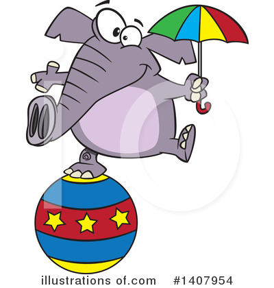 Circus Clipart #1407954 by toonaday