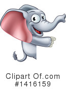 Elephant Clipart #1416159 by AtStockIllustration