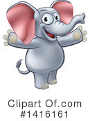 Elephant Clipart #1416161 by AtStockIllustration
