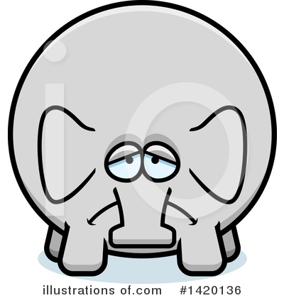 Royalty-Free (RF) Elephant Clipart Illustration by Cory Thoman - Stock Sample #1420136