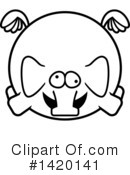 Elephant Clipart #1420141 by Cory Thoman