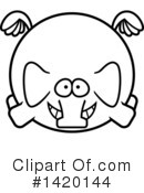 Elephant Clipart #1420144 by Cory Thoman