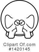Elephant Clipart #1420145 by Cory Thoman