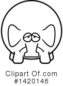 Elephant Clipart #1420146 by Cory Thoman