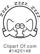 Elephant Clipart #1420148 by Cory Thoman