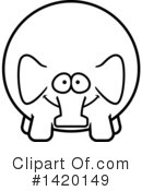 Elephant Clipart #1420149 by Cory Thoman