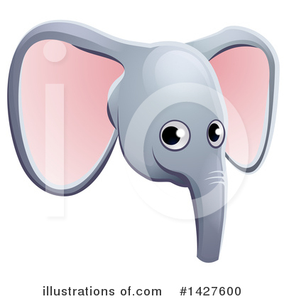 Royalty-Free (RF) Elephant Clipart Illustration by AtStockIllustration - Stock Sample #1427600