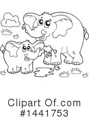 Elephant Clipart #1441753 by visekart