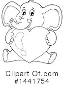 Elephant Clipart #1441754 by visekart