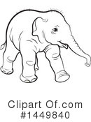 Elephant Clipart #1449840 by Lal Perera
