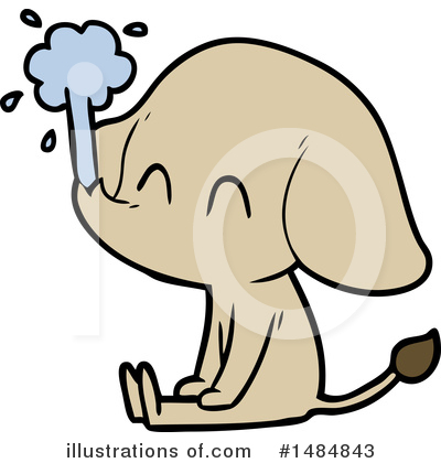 Royalty-Free (RF) Elephant Clipart Illustration by lineartestpilot - Stock Sample #1484843