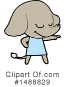 Elephant Clipart #1488829 by lineartestpilot