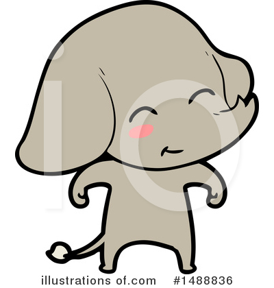 Royalty-Free (RF) Elephant Clipart Illustration by lineartestpilot - Stock Sample #1488836