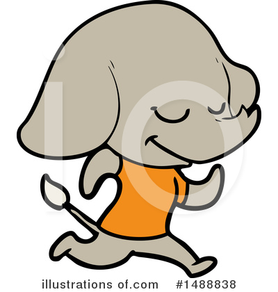 Royalty-Free (RF) Elephant Clipart Illustration by lineartestpilot - Stock Sample #1488838