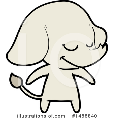 Royalty-Free (RF) Elephant Clipart Illustration by lineartestpilot - Stock Sample #1488840