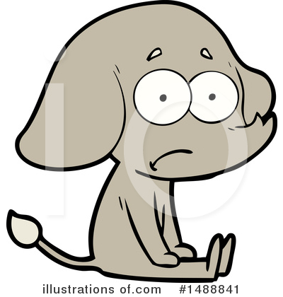 Royalty-Free (RF) Elephant Clipart Illustration by lineartestpilot - Stock Sample #1488841