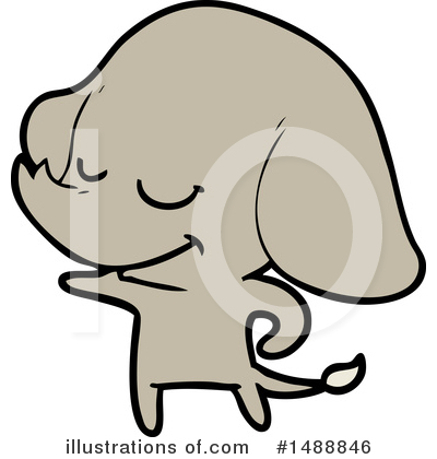 Royalty-Free (RF) Elephant Clipart Illustration by lineartestpilot - Stock Sample #1488846