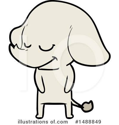 Royalty-Free (RF) Elephant Clipart Illustration by lineartestpilot - Stock Sample #1488849