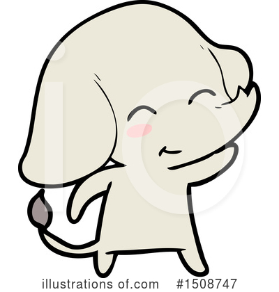Royalty-Free (RF) Elephant Clipart Illustration by lineartestpilot - Stock Sample #1508747