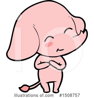 Royalty-Free (RF) Elephant Clipart Illustration by lineartestpilot - Stock Sample #1508757
