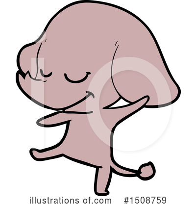 Royalty-Free (RF) Elephant Clipart Illustration by lineartestpilot - Stock Sample #1508759